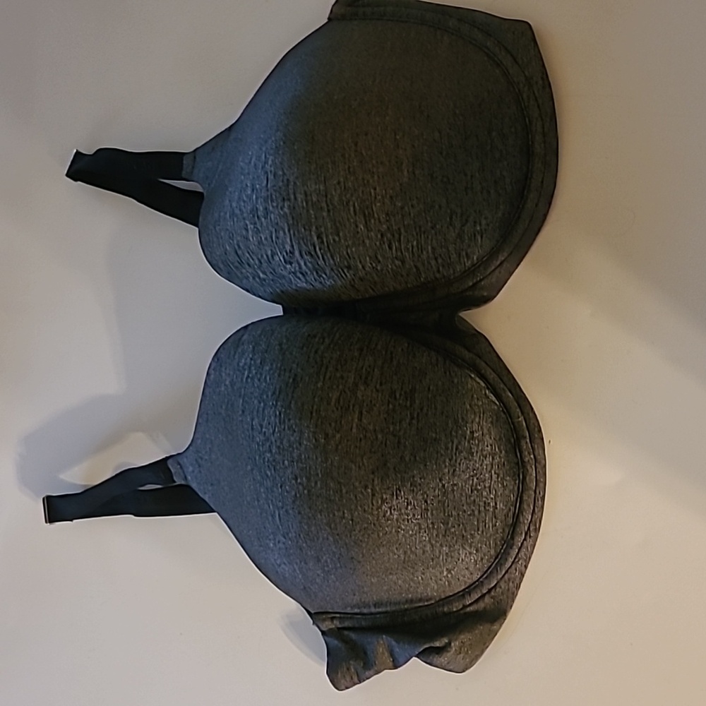 Adore Me Charcoal Bra
